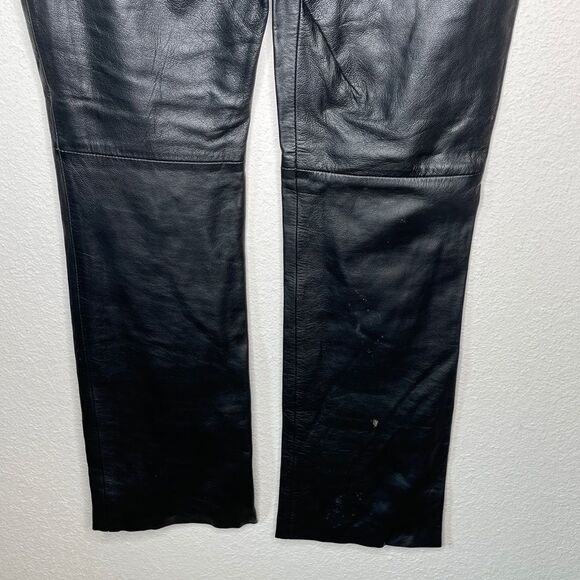 BCBGMAXAZRIA Leather Pants‎ Black - Picture 5 of 11